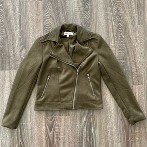 Philosophy Faux Suede Moto Jacket